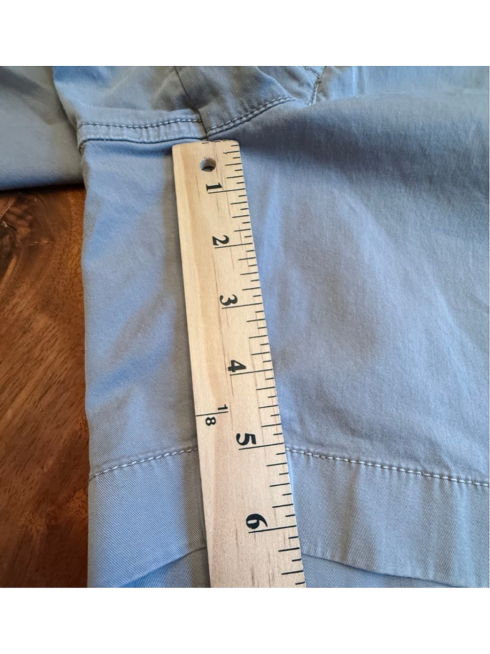 J.Crew Chino 6” Shorts Size 12 Blue Gray - Picture 7 of 9